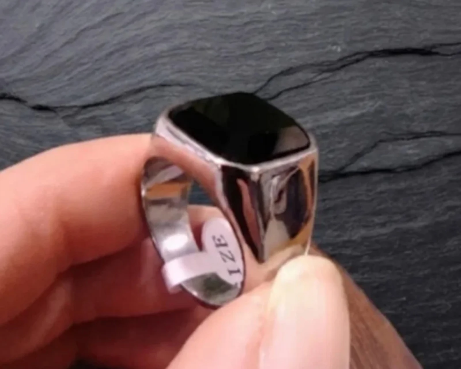 Anillo acero sello